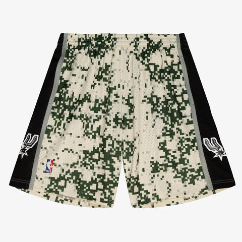 Mens Mitchell & Ness NBA ALTERNATE SHORTS SPURS 2013