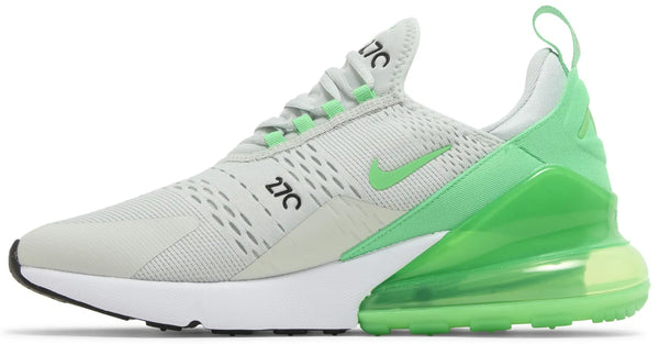 [AH8050-027] Mens Nike AIR MAX 270 'LIGHT SILVER GREEN SHOCK'