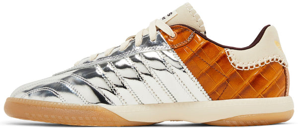 [IH5777] MENS ADIDAS WALES BONNER X SAMBA MILLENNIUM 'SILVER METALLIC EASY YELLOW'
