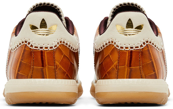 [IH5777] MENS ADIDAS WALES BONNER X SAMBA MILLENNIUM 'SILVER METALLIC EASY YELLOW'