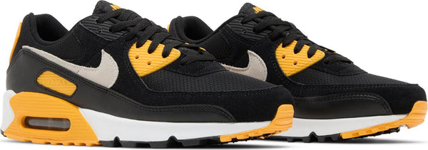 [FN6958-002] Mens Nike AIR MAX 90 'BLACK UNIVERSITY GOLD WHITE'