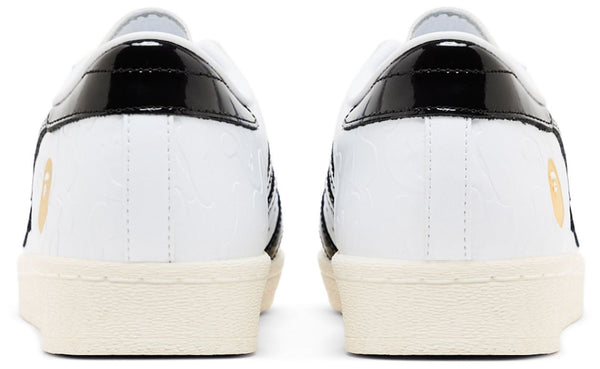 [JR2701] Mens Adidas X Bape Superstar Vintage 'Bape White Black'