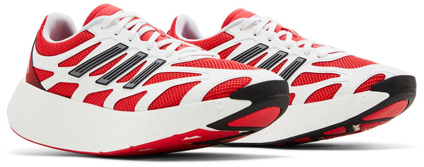 [JI0308] Mens Adidas ADIZERO ARUKU 'WHITE/ PURE RUBY'