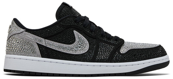 [HM9208-001] WOMENS AIR JORDAN RETRO 1 LOW OG 'SWAROVSKI STEALTH'