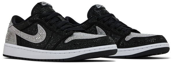 [HM9208-001] WOMENS AIR JORDAN RETRO 1 LOW OG 'SWAROVSKI STEALTH'
