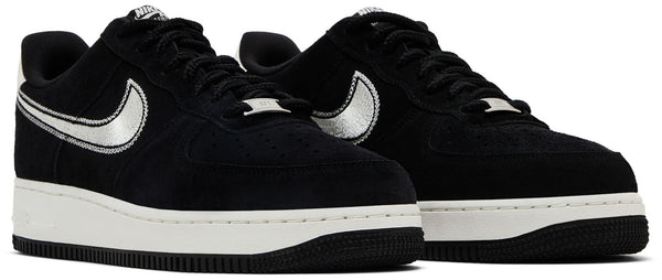 [HJ4465-001] MENS NIKE AIR FORCE 1 '07 LV8 'BLACK SAIL EMBROIDERED SWOOSH'