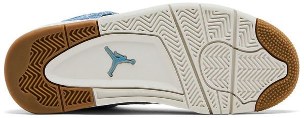 [IB6716-100] WOMENS AIR JORDAN RETRO 4 TEX 'DENIM WORN BLUE'