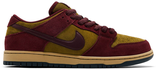 [HQ1625-600] MENS NIKE SB DUNK LOW 'DARK TEAM RED OLIVE FLAK'