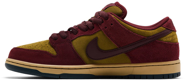 [HQ1625-600] MENS NIKE SB DUNK LOW 'DARK TEAM RED OLIVE FLAK'