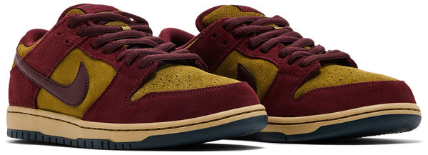 [HQ1625-600] MENS NIKE SB DUNK LOW 'DARK TEAM RED OLIVE FLAK'