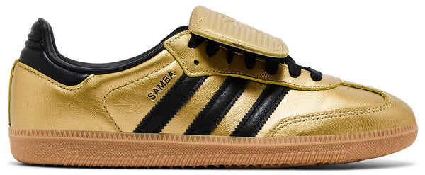 [JH5708] Womens Adidas Samba LT Long Tongue 'Gold Metallic Black Gum'