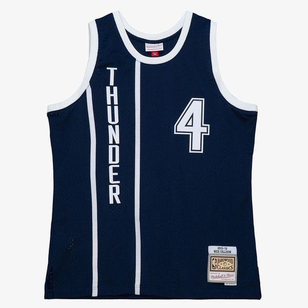 MENS MITCHELL & NESS ALT JERSEY THUNDER 2015 NICK COLLISON
