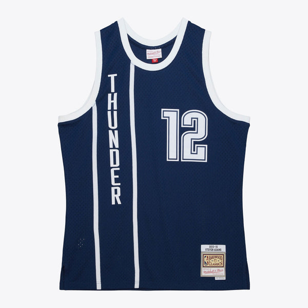 MENS MITCHELL & NESS NBA ALTERNATE JERSEY THUNDER 2015 STEVEN ADAMS