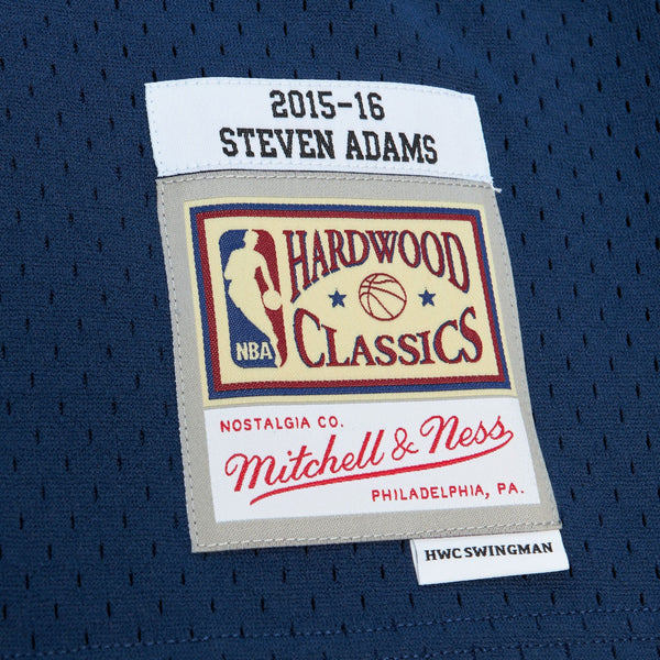 MENS MITCHELL & NESS NBA ALTERNATE JERSEY THUNDER 2015 STEVEN ADAMS