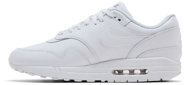 [HV1211-100] MENS NIKE AIR MAX 1 PREM 'WHITE SNAKESKIN'
