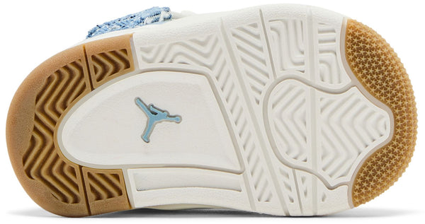 [IB6714-100] TODDLERS AIR JORDAN RETRO 4 TEX 'DENIM WORN BLUE' (TD)