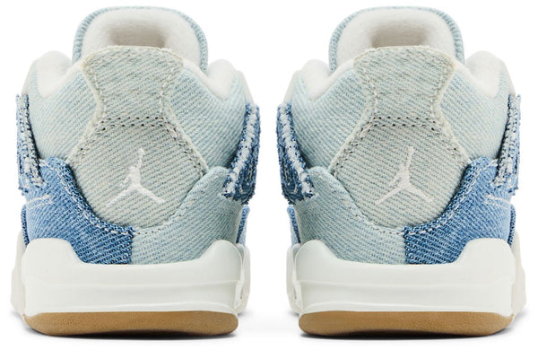 [IB6714-100] TODDLERS AIR JORDAN RETRO 4 TEX 'DENIM WORN BLUE' (TD)