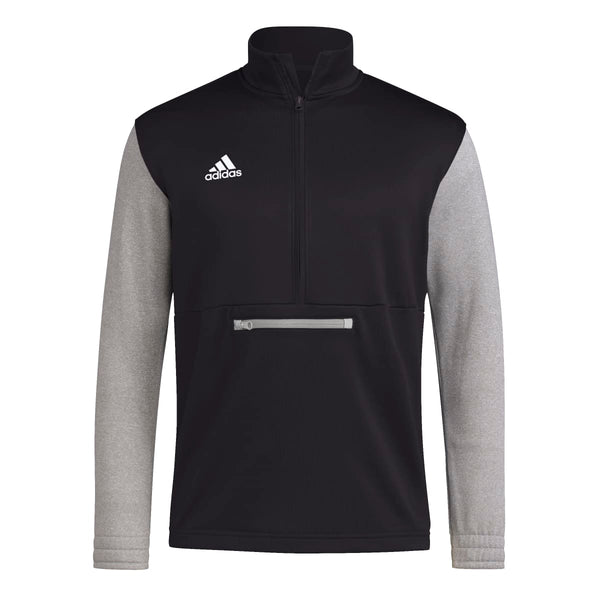 [HI3068] MENS ADIDAS TEAM ISSUE 1/4 ZIP PULLOVER