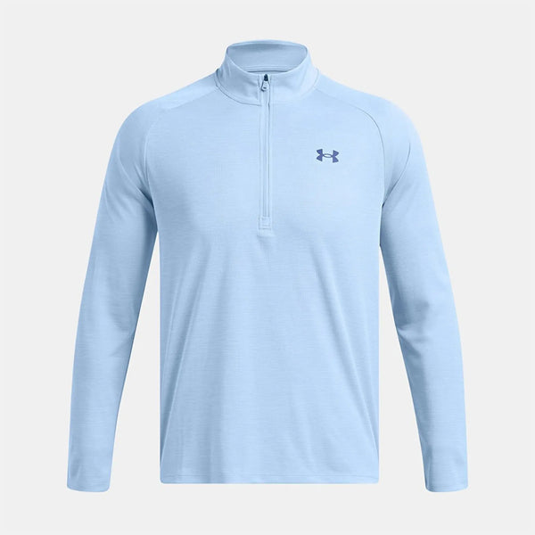 [1382797-465] MENS UNDER ARMOUR LONG SLEEVE TECH TEXTURED 1/2 ZIP HIGH NECK