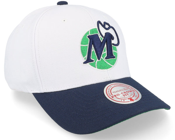 MENS MITCHELL & NESS NBA TEAM 2 TONE 2.0 PRO SNAPBACK HWC MAVERICKS