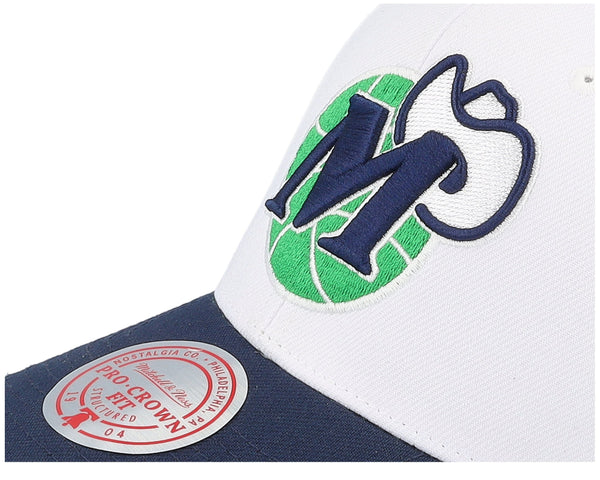 MENS MITCHELL & NESS NBA TEAM 2 TONE 2.0 PRO SNAPBACK HWC MAVERICKS