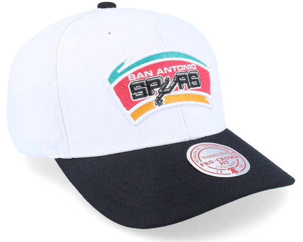MENS MITCHELL & NESS NBA TEAM 2 TONE 2.0 PRO SNAPBACK HWC SPURS