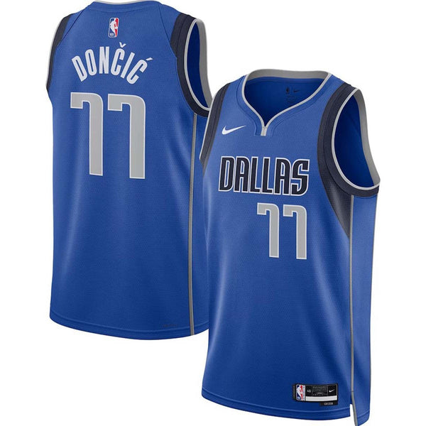 [DN2002-480] MENS NIKE NBA MAVERICKS 'DONCIC 77' 22/23 ICON EDITION SWINGMAN JERSEY