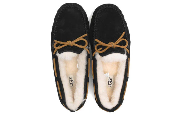 [5612-BLK] WOMENS UGG DAKOTA SLIPPER 'BLACK' - BLACK