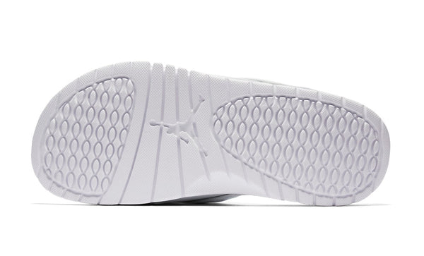 [684915-100] MENS AIR JORDAN HYDRO 13 RETRO SLIDE 'WHITE METALLIC SILVER'