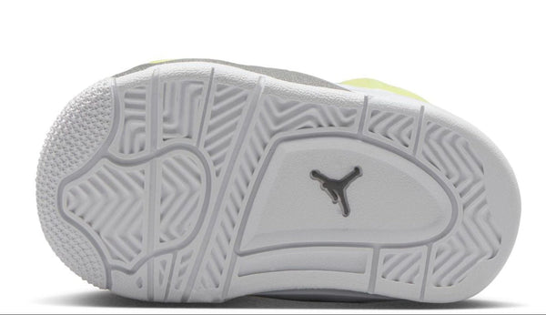 [HJ5989-100] TODDLERS AIR JORDAN RETRO 4 'LIGHT LEMON TWIST' (TD)
