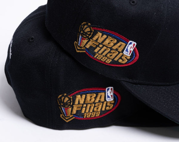 MENS MITCHELL & NESS NBA TOP SPOT SNAPBACK HWC SPURS - BLACK