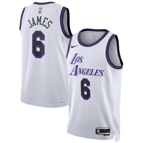 [DO9597-101] Mens Nike LEBRON JAMES LA LAKERS CITY EDITION SWINGMAN JERSEY