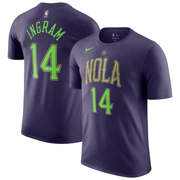 [HJ2781-535] MENS NIKE NBA PELICANS 24/25 CITY 'INGRAM 'EDITION N&N T-SHIRT