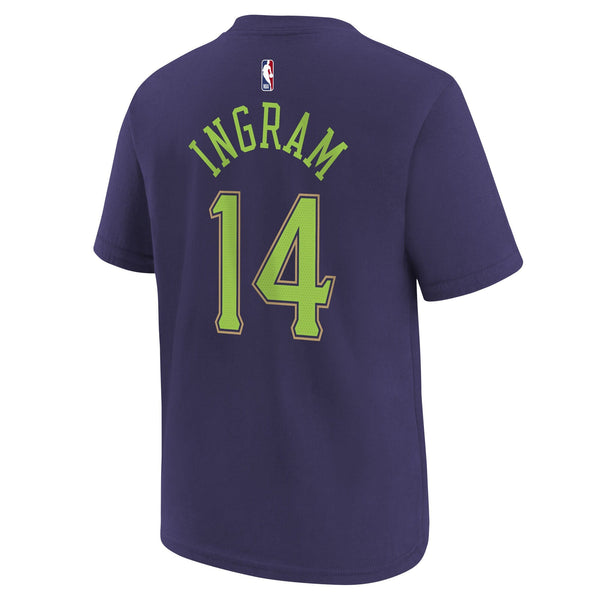 [9Z2B7NBEF-PELBI] YOUTH NIKE NBA PELICANS '14 INGRAM' 24/25 CITY EDITION N&N T-SHIRT
