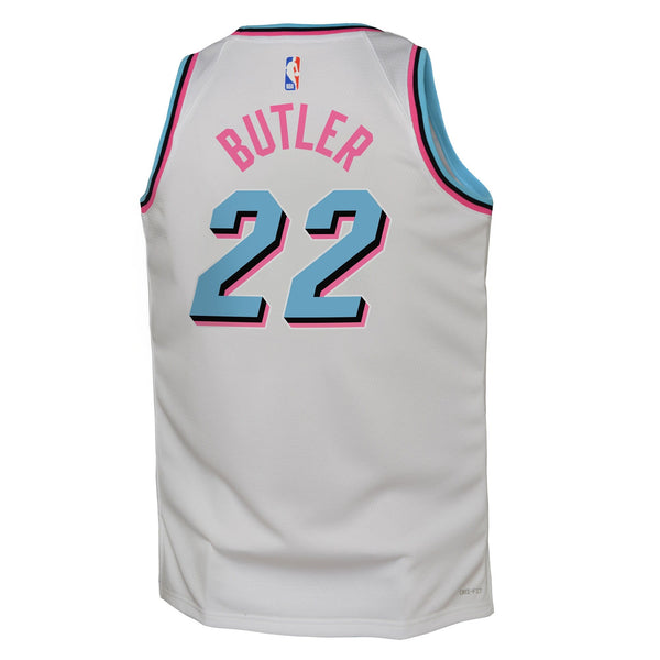 [9Z2B7BY1P17-HEAJB] YOUTH NIKE NBA '22 BUTLER' HEAT 24/25 SWINGMAN PLAYER JERSEY - CITY EDITION