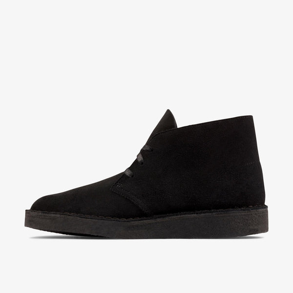 [26154809] Mens CLARKS DESERT COAL - BLACK SUEDE