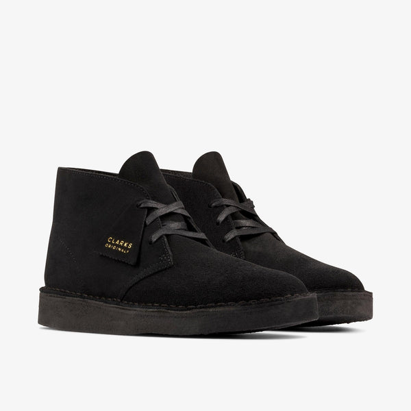 [26154809] Mens CLARKS DESERT COAL - BLACK SUEDE