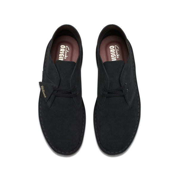 [26155480] MENS CLARKS DESERT BOOT - BLACK SUEDE