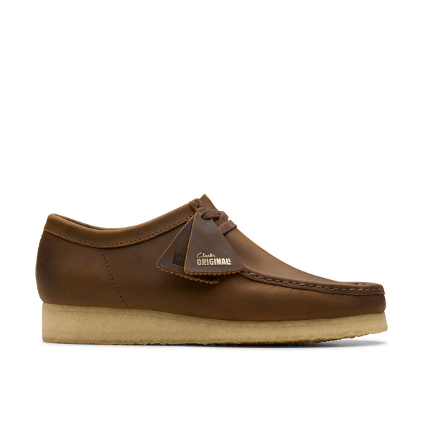 [26156605] MENS CLARKS WALLABEE LOW - BEESWAX