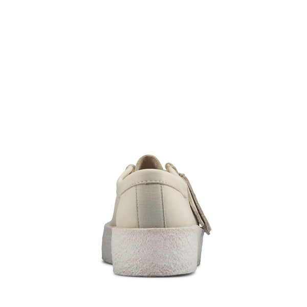 [26158152] WOMENS CLARKS WALLABEE CUP WHITE NUBUCK