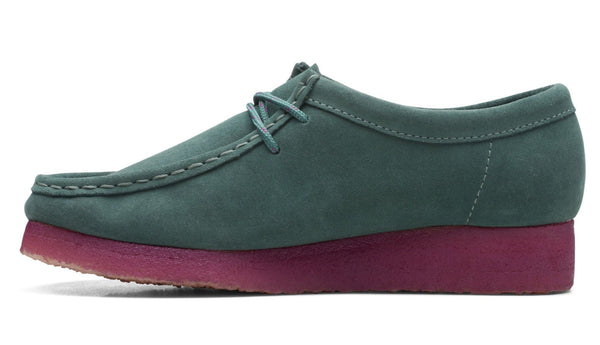 [26168644] Womens Clarks Originals Wallabee 'Teal Combination' (W)