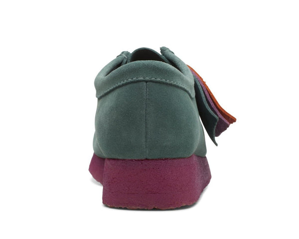 [26168644] Womens Clarks Originals Wallabee 'Teal Combination' (W)