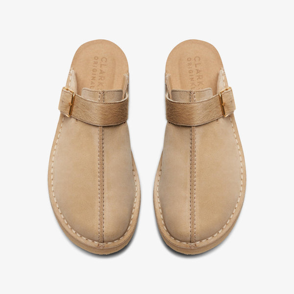 [26171989] Mens CLARKS TREK MULE - TAUPE INTEREST
