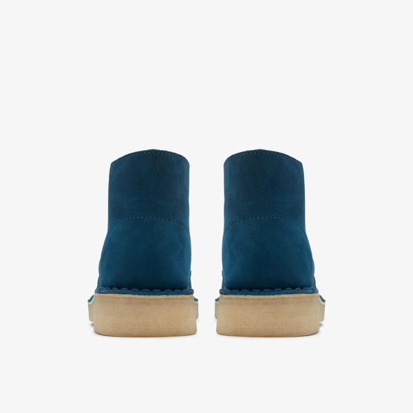 [26173213] Womens CLARKS DESERT BOOT - DEEP BLUE SUEDE