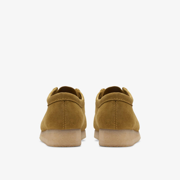 [26173241] Womens CLARKS WALLABEE - MID GREEN SDE