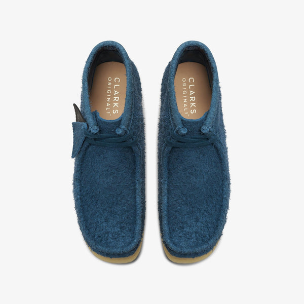 [26174050] Mens CLARKS WALLABEE BOOT - DEEP BLUE