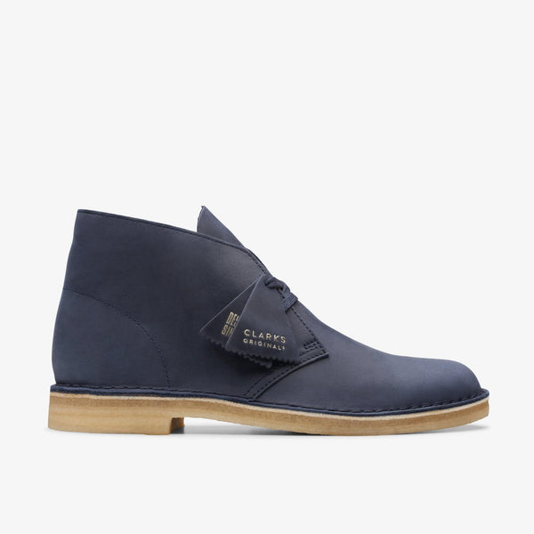 [26174058] Mens CLARKS DESERT BOOT - NAVY LEATHER