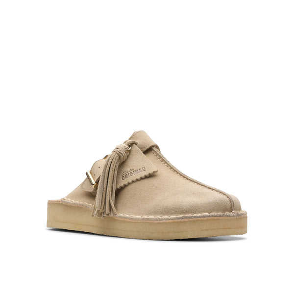 [26176569] WOMENS CLARKS TREK MULE SAND SUEDE