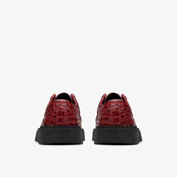 [26183330] MENS CLARKS X MARTINE ROSE TORVIEW CROC EMBOSSED LACE UP