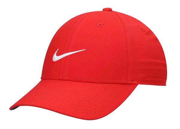 [DH1640-657] MENS NIKE GOLF RED LEGACY91 TECH LOGO PERFORMANCE ADJUSTABLE HAT